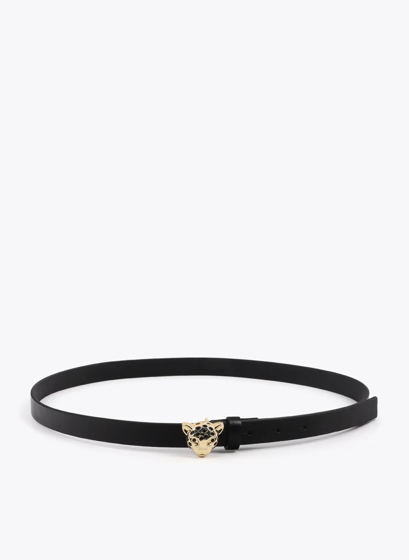 Lola Casademunt Personalized Leopard Buckle Belt