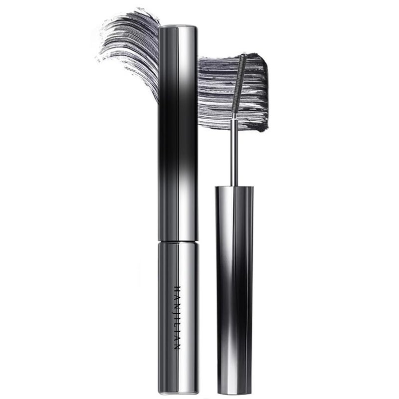 BANGFENG 2PCS Doll Metal Curling Iron Strong Mascara, Curling Eyelash Long-Lasting Volume Waterproof, Smudge-Proof, No Flaking, No Clumping Magic 4D Silk Fiber Makeup (Black & Brown) - Image 1