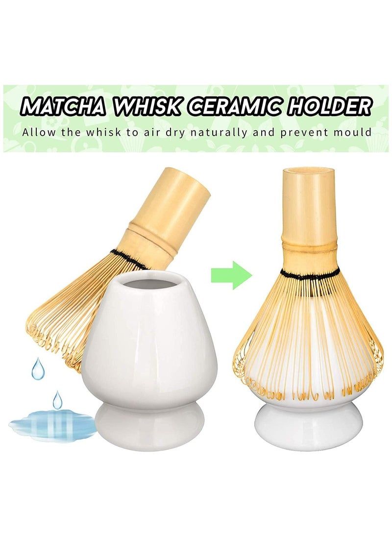 Arabest Traditional Matcha Tea Tool Set, Whisk  100-Prongs+ Ceramic Whisk Holder + Tea Scoop Handmade Matcha Kit for Matcha Tea Lover  - Image 4
