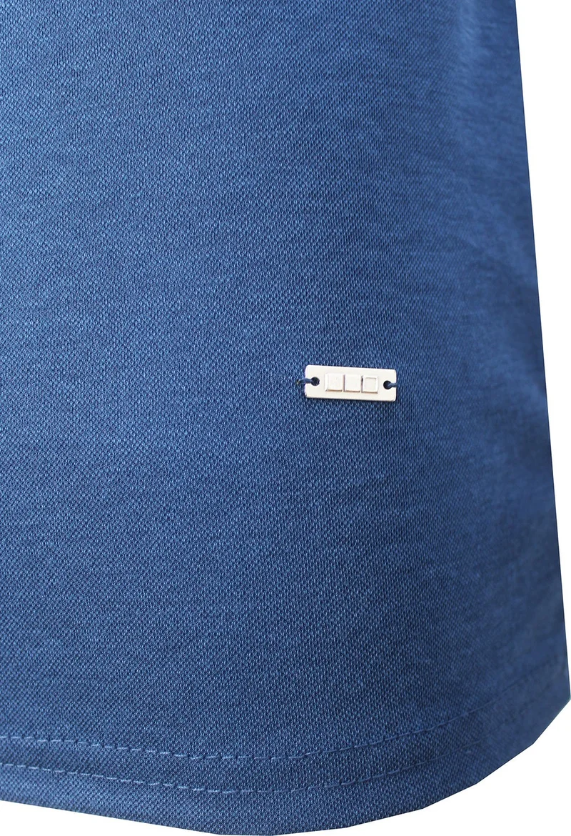 فاريتا Men's Indigo Regular Cut Round Neck Knitwear T-Shirt