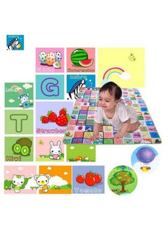 svk dream Double Sided Water Proof Baby Carpet Mat Crawling Play Mat Carpet Baby Gym Water Resistant (Extra Large Biggest Size 6 Feet X 4 Feet Assorted Colour) Playmat For Babies  - Image 3