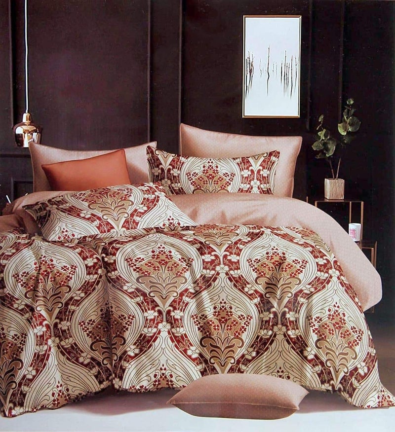 Mosho 220 TC Glace Cototn Double Bed King Size BedSheet || 9 Feet 108x108 Inch Without Joint || with 2 Pillow Covers - Image 4