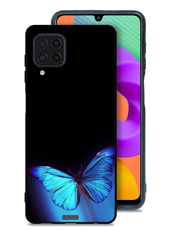Tolwak Samsung Galaxy M32 4G Protective Case Cover Butterfly Art - Image 1