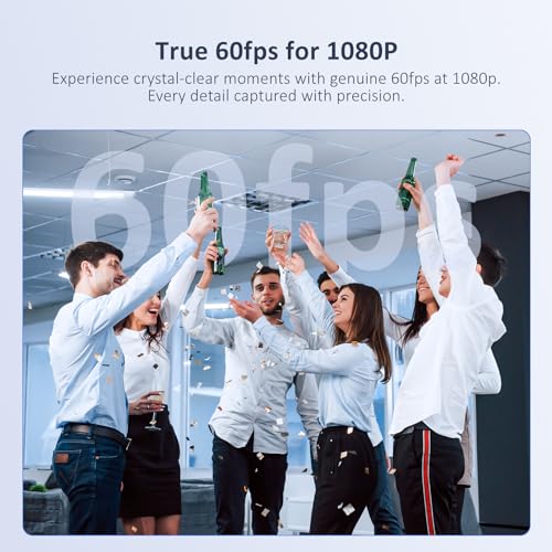 NexiGo HelloCam Pro, Webcam with Windows Hello, 1080P 60FPS Autofocus, True Privacy, Automatic Electronic Shutter, Computer Camera, Microphone, Facial Enhancement, HD USB Web Cam - Image 5