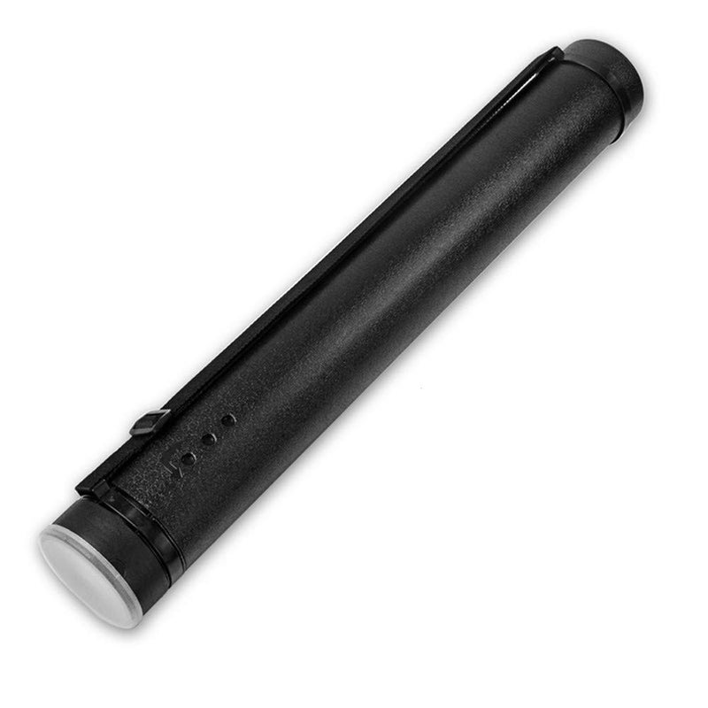 DEWEL Document Tube,Plastic Expanding Poster/Art/Document Storage Tube 24.5 to 40 inches Adjustable with Carrying Strap Waterproof and Light-Resistance Telescoping Carrying Case (Black-Large Size) - Image 1