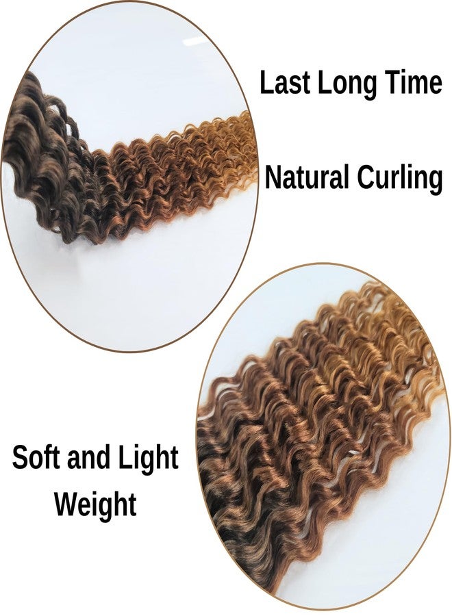 Leticia Ombre 1B/30/27 Braiding Hair Pre stretched Brown to Honey Blonde Boho Hair for Braiding Knotless Curly Crochet Braids Ez Braid Synthetic Twist - Image 5