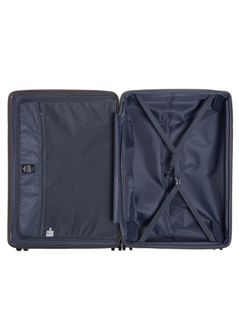 Echolac - Sense 78cm Hardcase Expandable 4 Double Wheel Check-In Luggage Trolley Brown - Image 1
