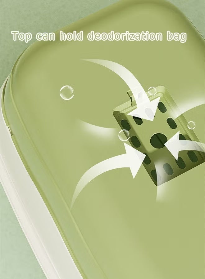 Open Top Cat Litter Box, Large Semi-Closed Cat Litter Pan, Anti-Splashing Cat Toilet for Small Medium Pets, Removable Cat Cleaning Basin with Litter Sifting Scoop, Easy Clean Cat Potty Tray for Kittens, Cats & Pets, Durable Plastic Cat Litter Tray for Indoor Use - Image 5