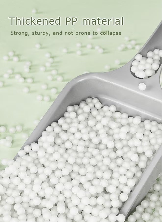 Open Top Cat Litter Box, Large Semi-Closed Cat Litter Pan, Anti-Splashing Cat Toilet for Small Medium Pets, Removable Cat Cleaning Basin with Litter Sifting Scoop, Easy Clean Cat Potty Tray for Kittens, Cats & Pets, Durable Plastic Cat Litter Tray for Indoor Use - Image 4