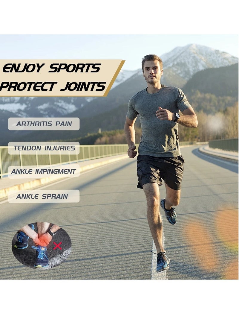 Generic - Compression Socks for Plantar Fasciitis 2Pcs Achilles Tendonitis Relief Ankle Support Sleeve Brace Wraps for Sports Protection Basketball Hiking - Image 1