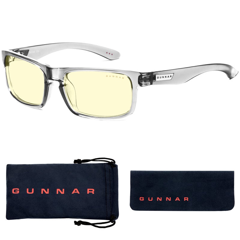 GUNNAR - Premium Gaming and Computer Glasses - Blocks 65% Blue Light - Enigma, Smoke, Amber Tint - Image 3