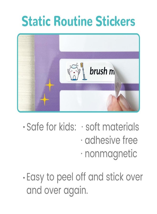JJPRO Morning/Bedtime/Daily Routine Chart for Kids,Toddler Daily Schedule Board at Home,Visual Schedule for Kids,Checklist Routine Chore Chart - Image 4