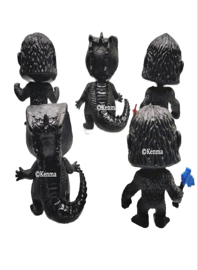 KENMA Godzilla vs King Kong Action Figure Set of 5 pcs PVC Gojira King Kong Van De Monsters 10 Cm Action Figures Model Toy - Image 2
