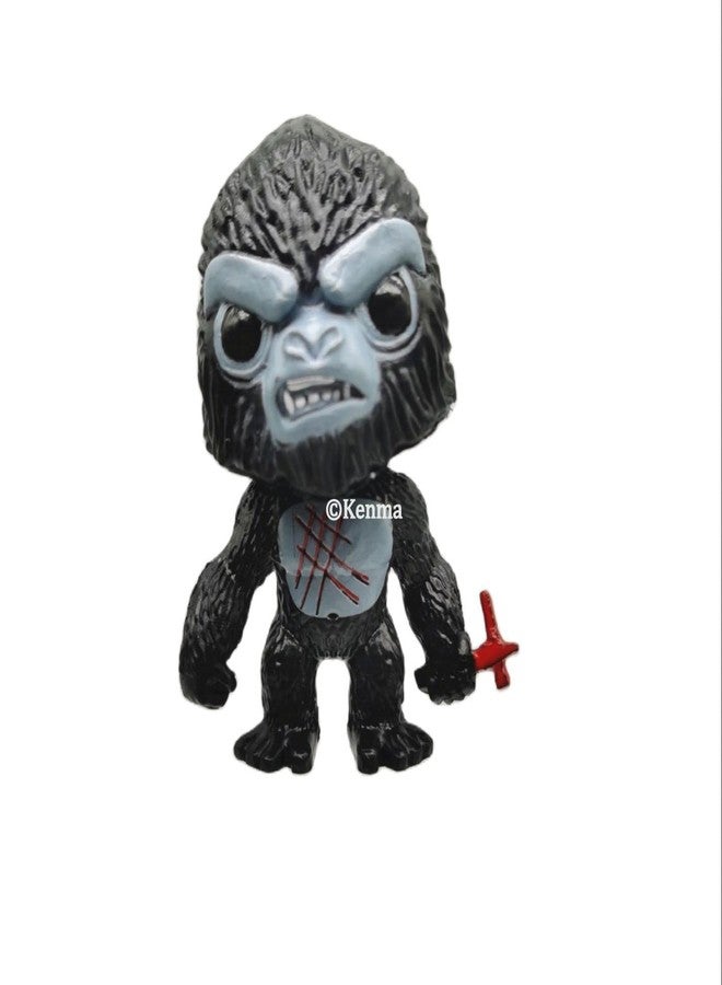 KENMA Godzilla vs King Kong Action Figure Set of 5 pcs PVC Gojira King Kong Van De Monsters 10 Cm Action Figures Model Toy - Image 4