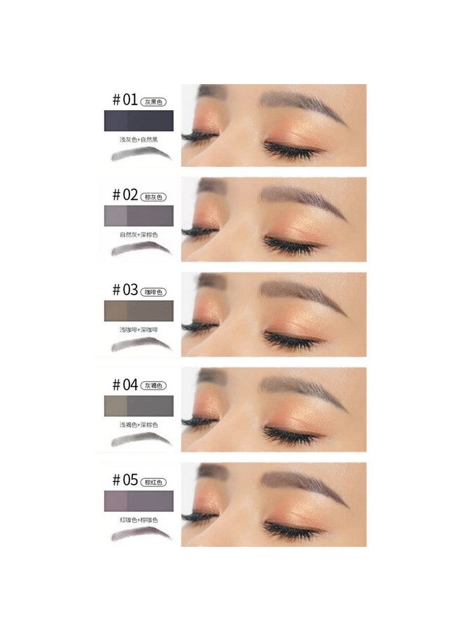 SNOVO Professional Eyebrow Palette Eyebrow Makeup Is Available In 5 Colors (04 Taupe) - Image 3