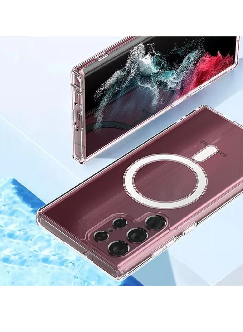 New Wireless Charging MagSafe Phone Case For Samsung Z Fold 4 Magnetic Clear Phone Case For Z Fold 4  - Image 4