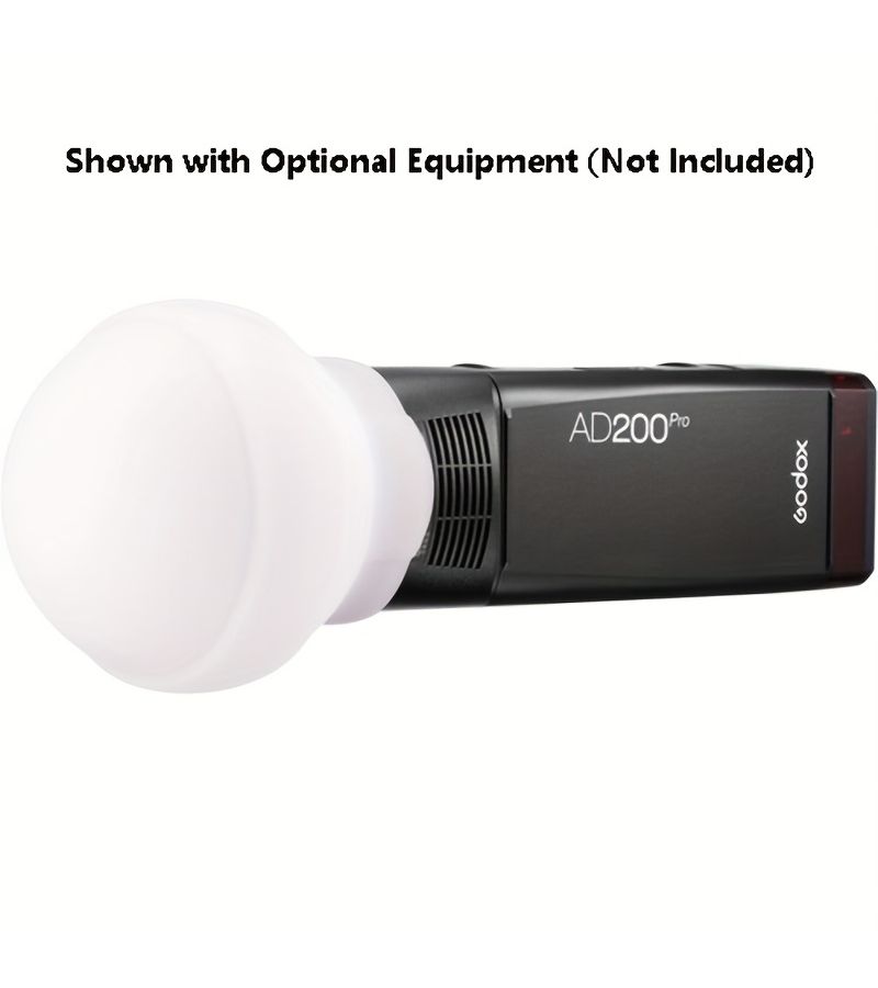 Collapsible Silicone Dome Light Diffuser AK R22 for External Flash - Image 4