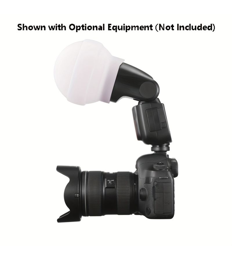 Collapsible Silicone Dome Light Diffuser AK R22 for External Flash - Image 3