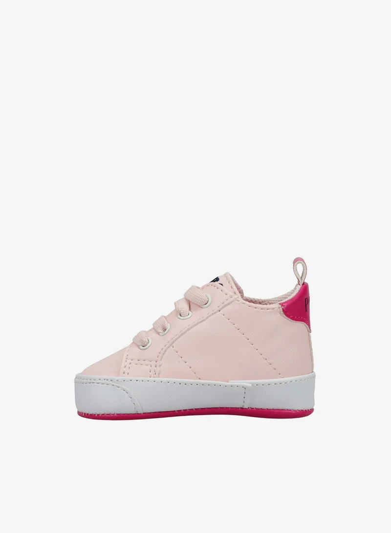 بولو رالف لورين QUILTON BEAR GORE High-Top Sneakers