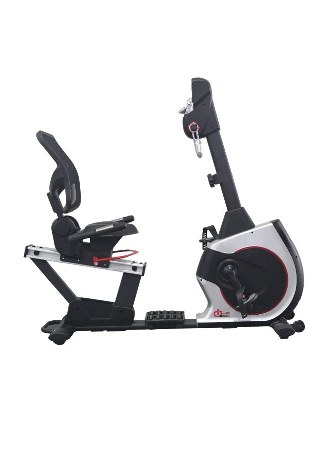 Health Care K8745R Dual Action Recumbent Exercise Bike with LCD Display and Back Support - Image 4