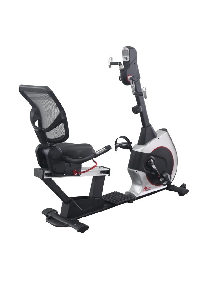 Health Care K8745R Dual Action Recumbent Exercise Bike with LCD Display and Back Support - Image 5