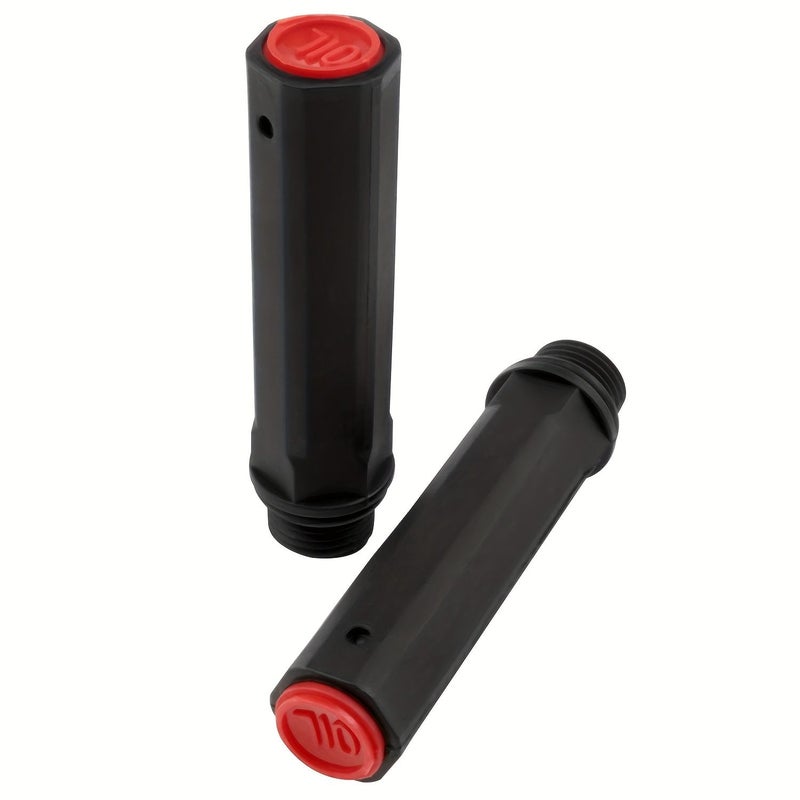 4pcs Black Plastic Air Compressor Breathing Rods With Red Nipples Durable Pump Fittings For Easy Inflation - Image 5