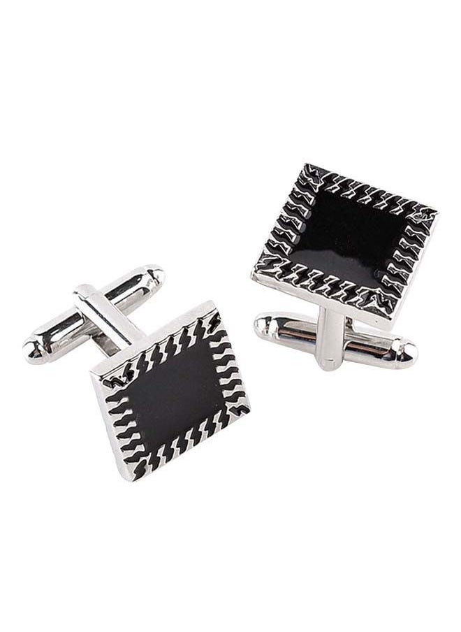 NIBEMINENT - Square Design Classic Chic Cufflinks - Image 1