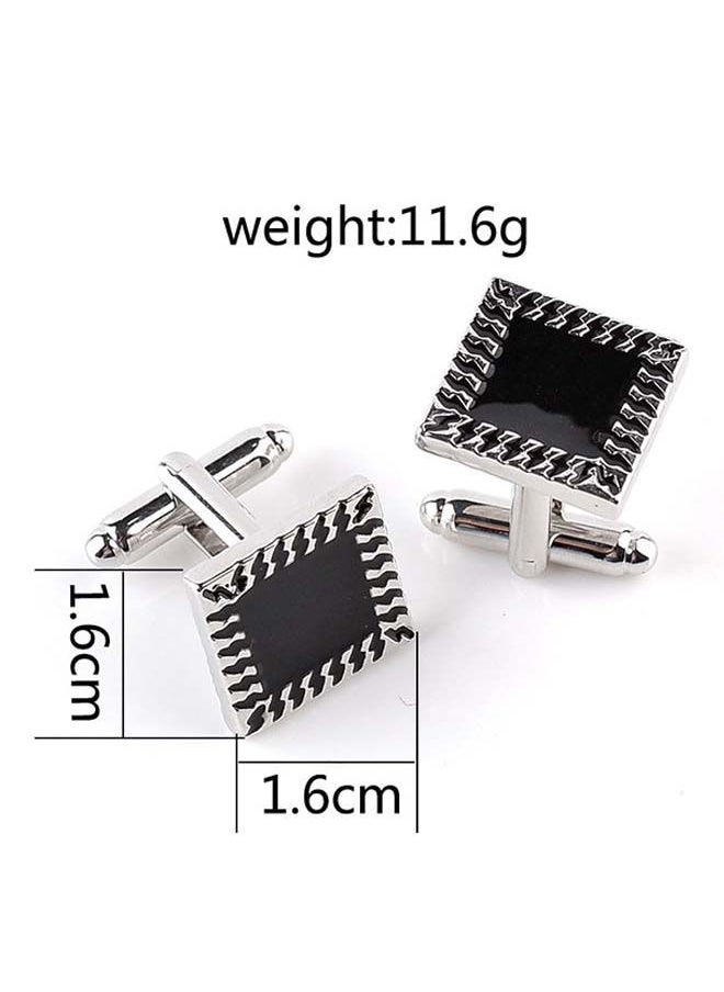 NIBEMINENT - Square Design Classic Chic Cufflinks - Image 1