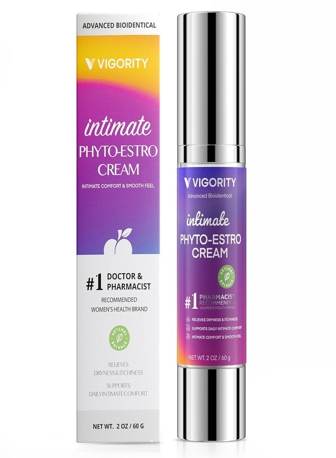Vigority Intimate Phyto-Estro Cream for Women, Daily Intimate Moisturizer for Comfort & Hydration, Gentle Botanical Formula, Paraben-Free, 50g / 1.76 oz - Image 1