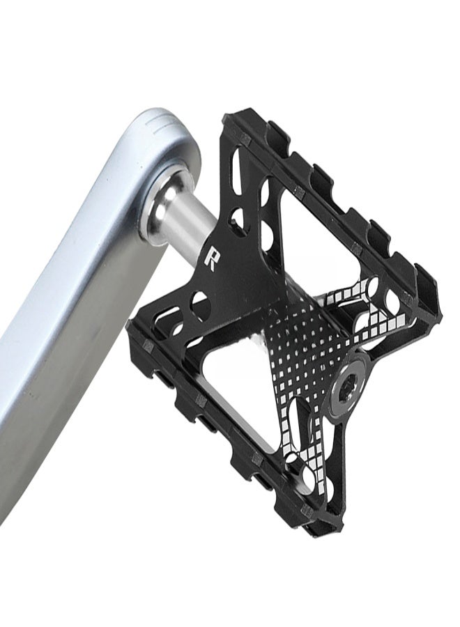 إنلي دواسات دراجة قابلة للطي، دواسات مسطحة من سبائك الألومنيوم، دواسات دراجة جبلية، دواسات ركوب الدراجات - Image 3