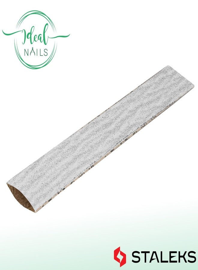 STALEKS PRO Smart 20 PapmAm Disposable Nail Files (150 Grit, 30 Pcs) - Glueless Soft Foam Covers with Gentle Aluminum Oxide for Artificial Nail Finishing - Image 5