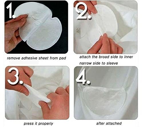 Barakath Underarms Sweat Pads Disposable Highly Absorbent Sweat Pads Cotton Anti Allergic, Anti Bacteria, Anti Smell For Men And Women (Pack of 20) - Image 5