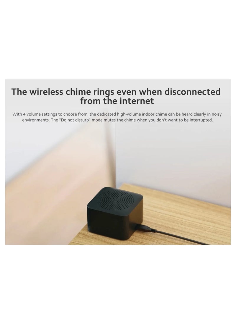 Xiaomi - Xiaomi Smart Doorbell 3S | Head to toe with D180° | IP65 waterproof | Two power supply modes | Xiaomi security chip | Ultra clear 2K resolution | 5200mAh (typ) battery | Free 72h cloud storage - Image 1