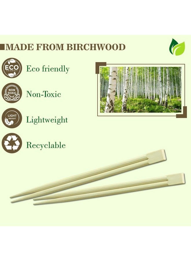 UNIFY EcoHomes 8 inch, 100 Pairs Natural Bamboo Chopsticks for Sushi, Noodles, Fried Rice, Asian Dishes | 19 cm Long | Eco-Friendly, Biodegradable | Disposable Utensils - Image 5