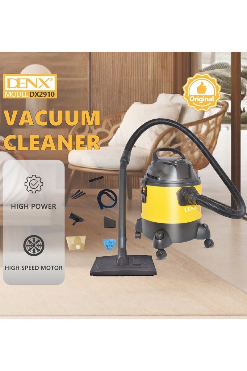 Denx A powerful deep cleaning vacuum cleaner with multiple attachments for ease of use and efficient performance. Designed for cleaning dry and wet surfaces. Featuring high suction power and a high-speed motor, it is suitable for cleaning dry dirt and spilled liquids. - Image 2