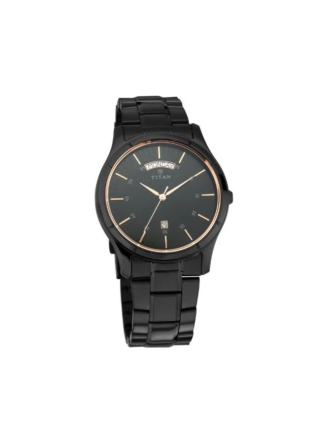 تيتان Men's Stainless Steel Analog Watch 1767NM01 - 42 mm