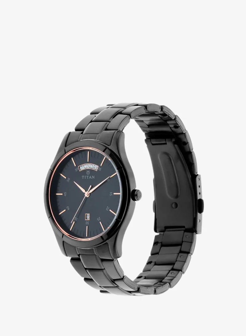 TITAN Men's Stainless Steel Analog Watch 1767NM01 - 42 mm