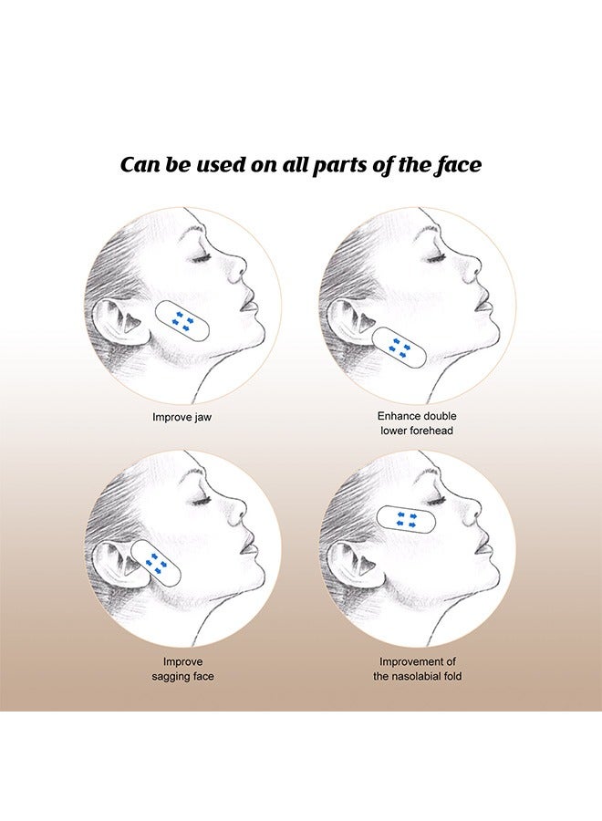 Jaysuing 120 Pcs Face Lifting Patch, Invisible Stretchable Facial Tape, for Double Chin Eyes Skin Facial Wrinkles Double Chin - Image 5