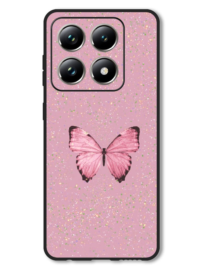 Theodor Case Compatible with Xiaomi 14T Protection Shockproof Bumper Cover Glitter Butter 1 - Image 1