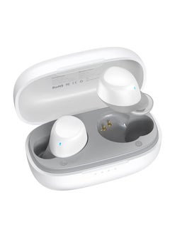 TOZO TOZO A1 Mini Wireless Earbuds Bluetooth 5.3 in Ear Light-Weight Headphones Built-in Microphone, IPX5 Waterproof, Immersive Premium Sound Long Distance Connection Headset with Charging Case, White  - Image 1
