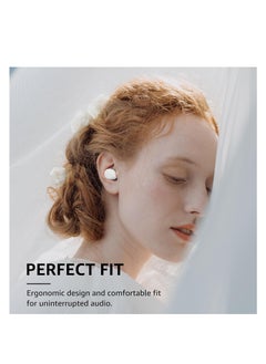 TOZO TOZO A1 Mini Wireless Earbuds Bluetooth 5.3 in Ear Light-Weight Headphones Built-in Microphone, IPX5 Waterproof, Immersive Premium Sound Long Distance Connection Headset with Charging Case, White  - Image 4