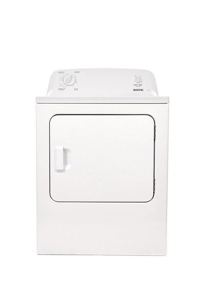 MAYTAG - Maytag 2 Knobs Front Load Air Vented Dryer, 7 kg Capacity, White - 4KMEDC410JW - Image 1