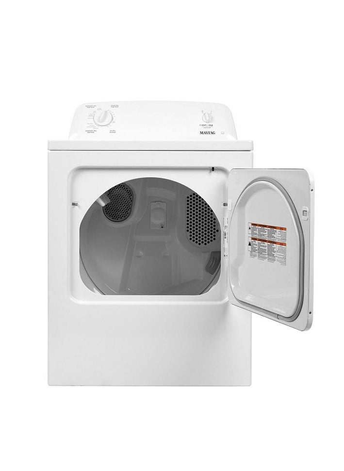 MAYTAG - Maytag 2 Knobs Front Load Air Vented Dryer, 7 kg Capacity, White - 4KMEDC410JW - Image 1