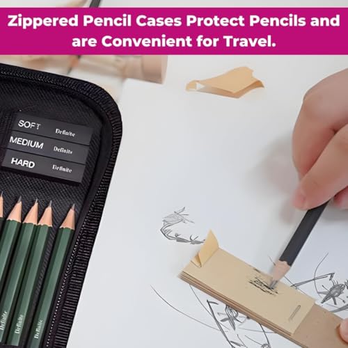 Oytra Sketching Set 42 Pieces for Drawing Pencils Sketching Kit for Artists Potrait Professional Graphite Hb Drawing Graphics Set for Sketches Shading Charcoal Stationary for Beginners - Image 4