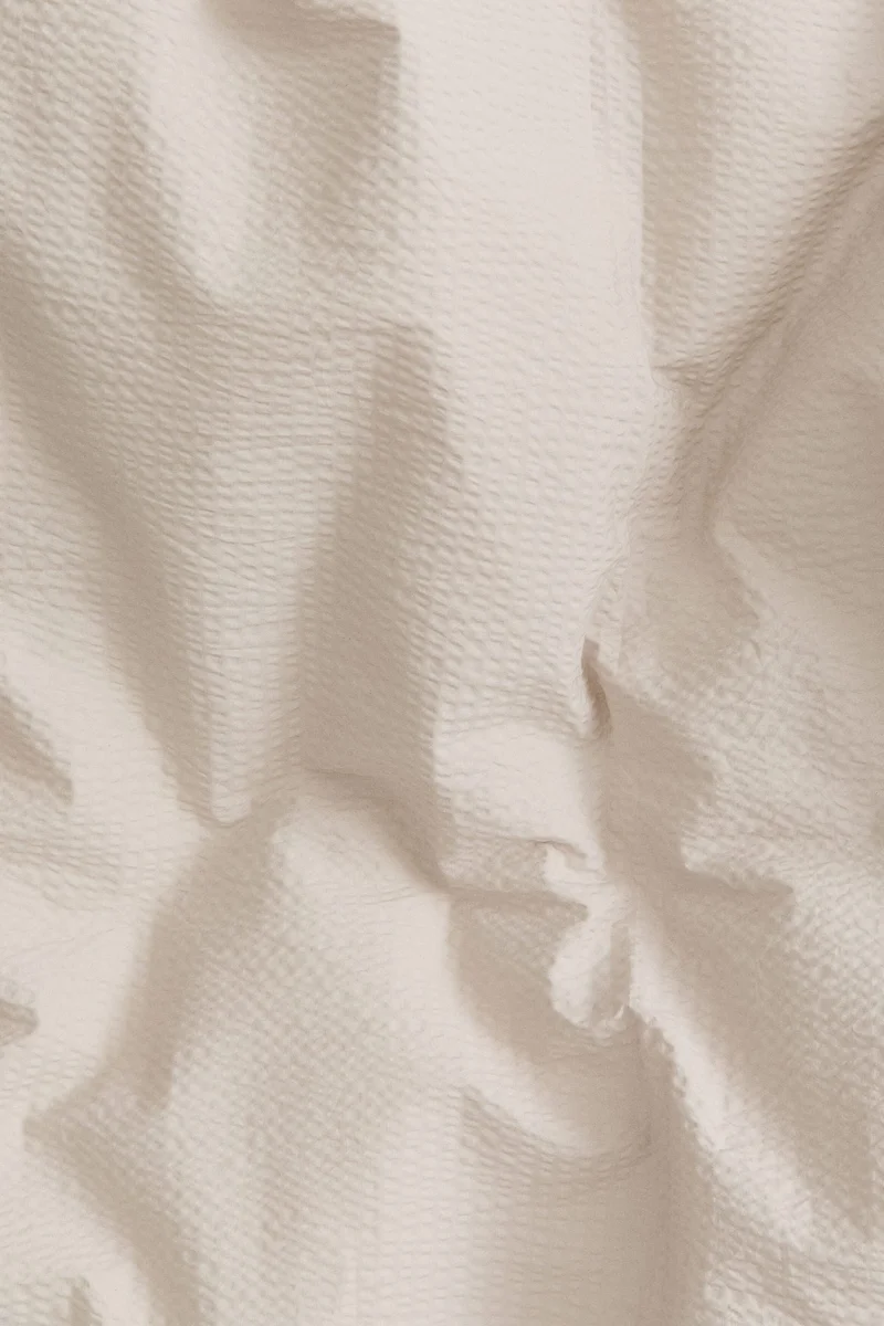 H&M Seersucker double/king size duvet cover set