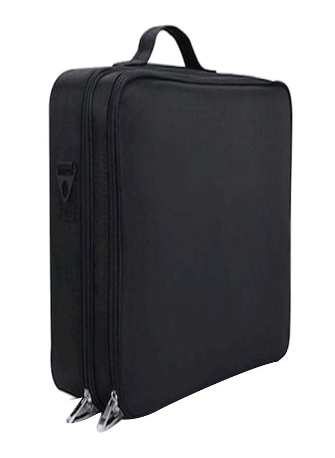 نيبمينينت حقيبة مستحضرات تجميل احترافية مكونة من 3 طبقات أسود - Image 2