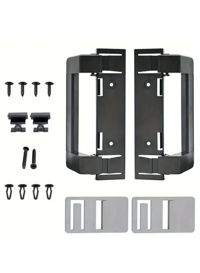 2pcs Black Refrigerator Door Handle Bracket Set Compatible with 3316882900 Series DM2672 DM2682 - Image 5