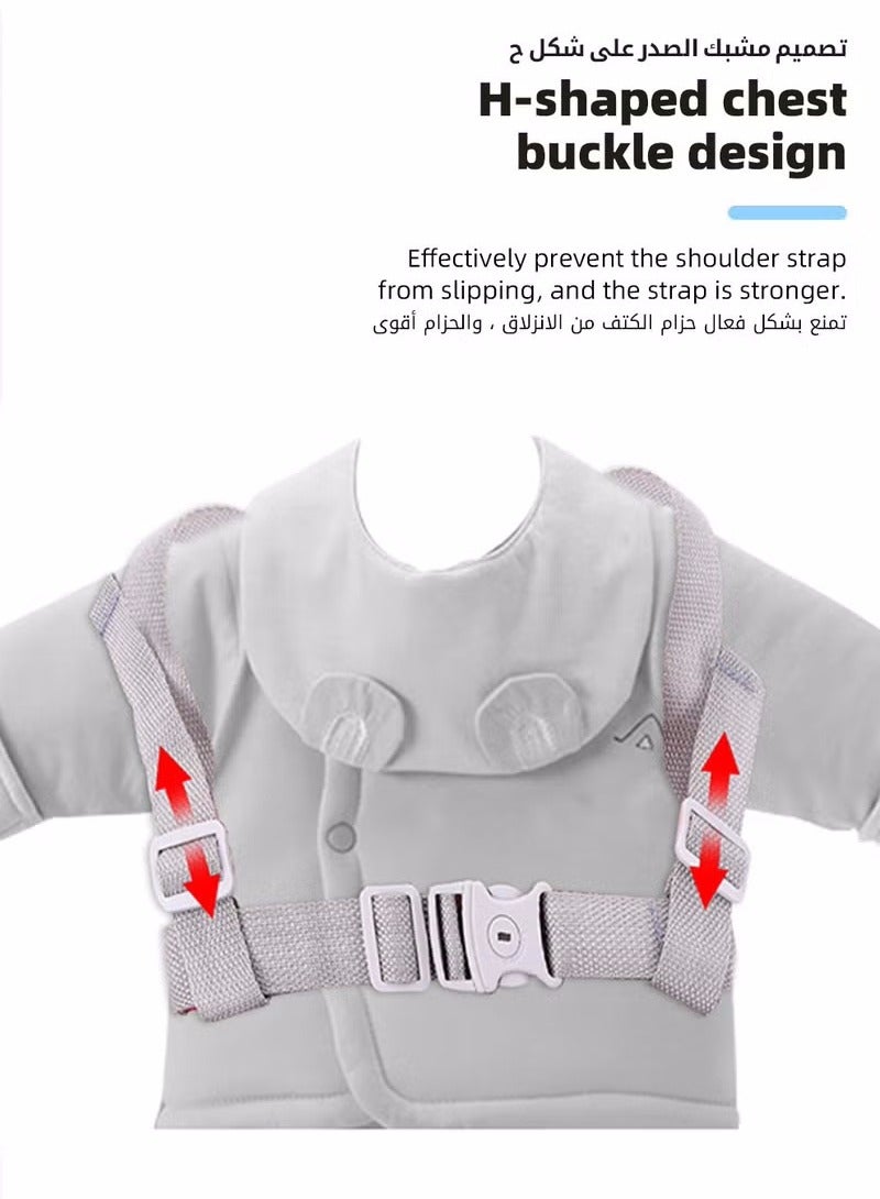 DOOKOO 3 in 1 Toddler Harness Leash + Anti Lost Wrist Link, Child Safety Harness Tether, Kids Walking Wristband Assistant Strap Belt for Parent Boys Girls Outdoor Activity - Image 5