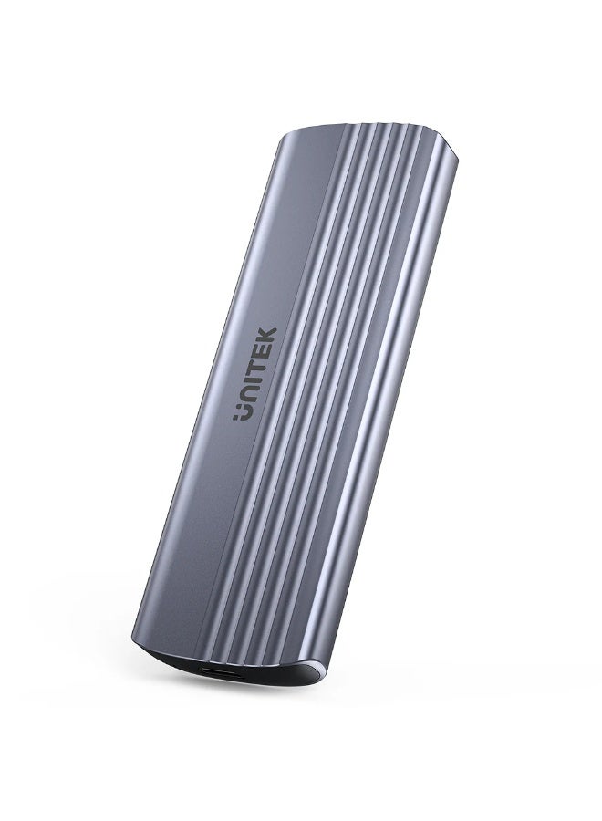 UNITEK M.2 PCIe NVMe SSD Enclosure 10Gbps USB-C – Tool-Free Aluminum Case Supports 8TB (2230/2242/2260/2280) - Image 1