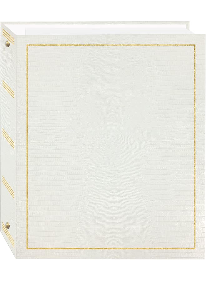 erorex Magnetic Self Stick 3 Ring 100 Pages 50 Sheets White - Image 1